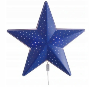 Nočná lampa do detskej izby - Ikea Smila STJÄRNA star nástenná lampa 28 cm