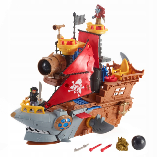 Loďka, parník - Imaginext Pirátska loď Rekin DHH61