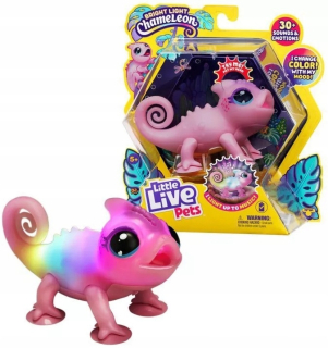 Little Live Pets Ružový interaktívny chameleón