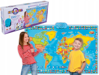 Politická mapa Mapa sveta Dumel DD60853 30 cm x 65 cm