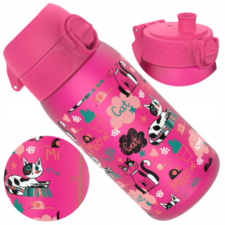 Fľaša na vodu Ion8 Colorful Cats 400 ml