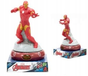 Nočná lampa do detskej izby - Iron Man figúrka Nočné lampa LED 22 cm Avengers