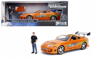 Autíčko pre deti - Jada Toyota Supra Orange Obrázok Brian 01:24