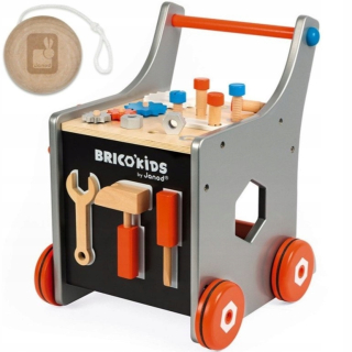 Detská dielňa - Janod Walker Pachacz Workshop Trolley s nástrojmi