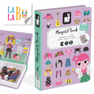 Magnetická stavebnica - Janod magnetické puzzle magnety 3+