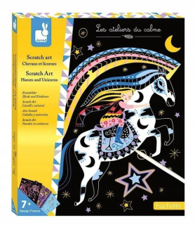 Janod Kit pre škrabanie kone Unicorn 07895