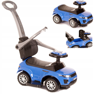 NELIK RIDE-ON RIDE-ON PUSHER WALKER 3v1 AUTO AUTO VEĽKÉ Modré