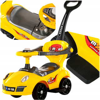 RIDE ON PUSHER WALKER 3v1 AUTOMOBIL S HORNOM DARČEK VEĽKÉ AUTO AUTO