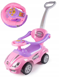 Detský svet Deluxe MegaCar 3v1, ružový