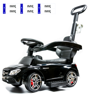 Nelik Mercedes 639 3-in-1 push ride, black