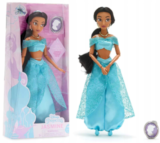 Bábika princezná - Jasmina Jasmine ALLADYN 31cm Disney Store 24h