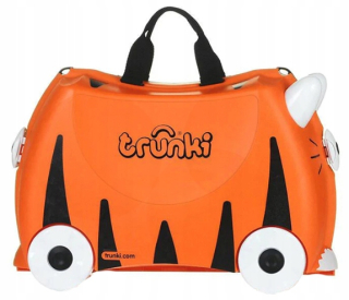 Trunki TRU-T085 rolovací kufor tigrovaný oranžový