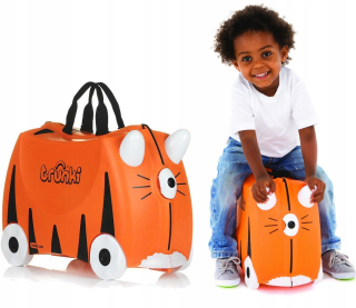 Trunki TRU-T085 rolovací kufor tigrovaný oranžový