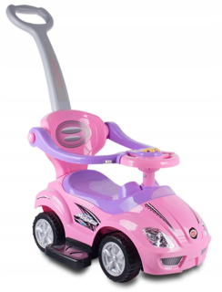 Detský svet Deluxe MegaCar 3v1, ružový