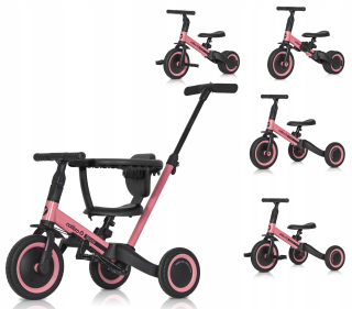 Cyklistický bicykel Pusher 6in1 tri -kolieskové tremix hore ++