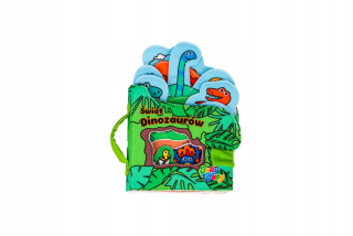 Kniha pre bábätko - JollyBaby Book of the World Dinosaurus