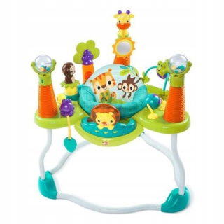 Interaktivny stolik pre deti - Kreslo Safari Jumper Bright Starts Play