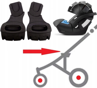 Adaptéry na sedačku kočíka Junama originál 2 ks