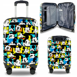 Detský kufor Mickey Mouse Eplusm 45 l viacfarebný + klopový box, box 60 cm x 40 cm x 40 cm 650 g/m² 1 ks.