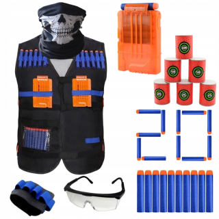 Nerf Vest Magazine sudy šípky šípky