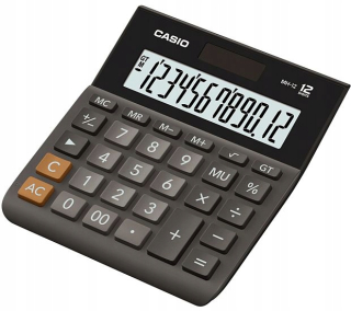 Kancelársky kalkulátor Casio MH-12BK-S