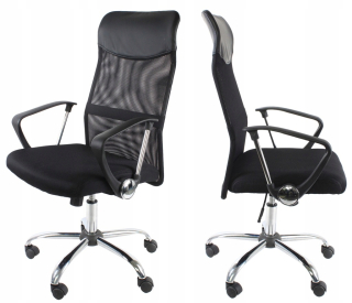 GIOSEDIO BSX04 BLACK ergonomická kancelárska stolička