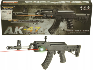 Pištoľ pre deti - AK-47 Kalašnikov Puška na loptách 3845