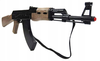 Detská zbraň - RIFLE AK 47 na kovové uzávery - Gonher 137/6