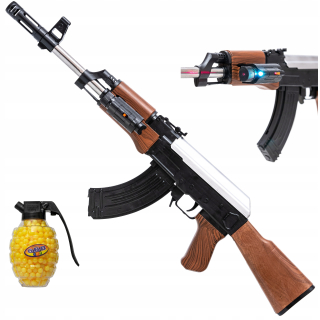 Puška AK47 pre gule s laserom + zadarmo