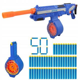 Pištoľ pre deti - BB agitácia puška + NERF bubnové magazine
