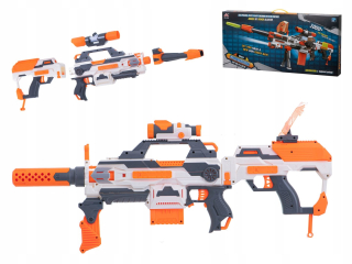 Detská zbraň - Puškový BLASTER MODULÁRNY 5v1 KOMPATIBILNÝ S NERF