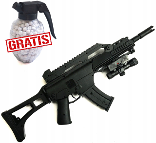Detská zbraň - Heckler Koch puška na loptičky fiktívne zbrane zadarmo