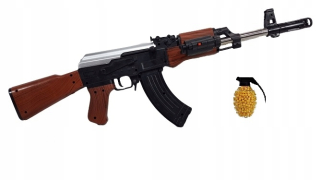 Detská zbraň - Kalashnikov pušky AK-47 + Laser + baterka 500Kulek