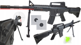 Detská zbraň - M4A1 Rifle Sniper na guľôčky Asg + Free Shield