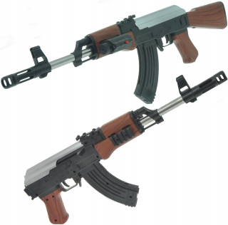 Detská zbraň - Rifle na Kałasznikow AK47 + Laser + baterka