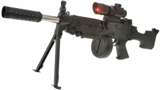 Detská zbraň - Puška na loptu M240s B ASG Socket Laser kov