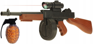 Pištoľ pre deti - Puška na Thomson Laser + Genadi korále 1191