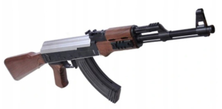 Detská zbraň - Puška na Kałasznikow AK47 6mm s laserom 06