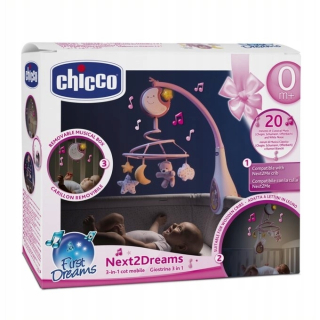 Kolotoč nad postieľku - Chicco Carousel pre dieťa pre detskú postieľku