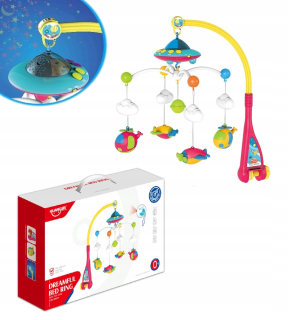 Kolotoč nad postielku - Carousel pre detskú postieľku s projektorom. Puzzle hra