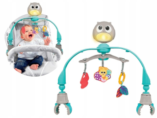Kolotoč nad postielku - kolotoč cestovné vozík s lampou Bed 0865