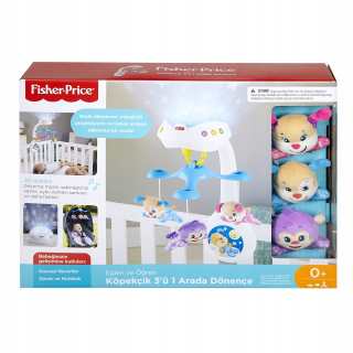 Kolotoč nad postielku - Karuzelka projektor 3v1 Fisher Price Fwr92