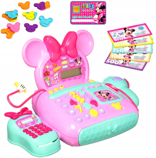 Detská pokladňa - obchod - Pokladňa. Fiškálne Mouse Minnie Sound scanner