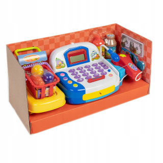 Detská pokladňa - obchod - Obchod pokladňu s LCD Mikrofón Reader obchode 3+