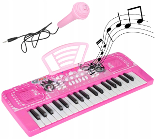Klávesnica piano organ pre deti s mikrofónom