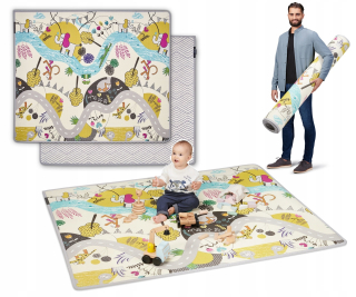 Vzdelávacia podložka pre deti - KINDERKRAFT FOAM MAT GIANT CARPET MATTY