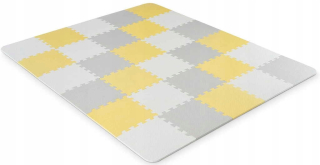 Vzdelávacia podložka pre deti - KinderKraft penové rohože luno puzzle 30el 150x180