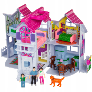 Detská kozmetika - Kinderplay Dollhouse skladací záhradný nábytok