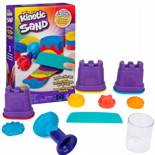 Kinetický piesok - Kinetic Sand Kinetic Dúha Piesok + príslušenstvo