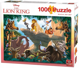 Kráľ 55830 Disney Kráľ Lion Simba Lion skala Jigsaw